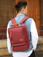 Men's Large Capacity Multi-Pocket Backpack Set, Including - Image 12