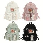 Cute Transparent Pocket Backpack Waterproof with Plush Toy - - Image 5