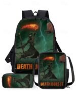 Men's Grim Reaper 3-Piece Backpack Set with Grim Reaper - Image 14