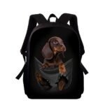 3D Dog Backpack with German Shepherd Print – Fun Animal School - Image 6