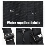 Men's Black Multi-pocket Nylon Crossbody Messenger Bag – - Image 3