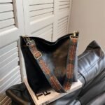 Men's Women's Crossbody Bag Bucket Bag PU Leather - Image 14
