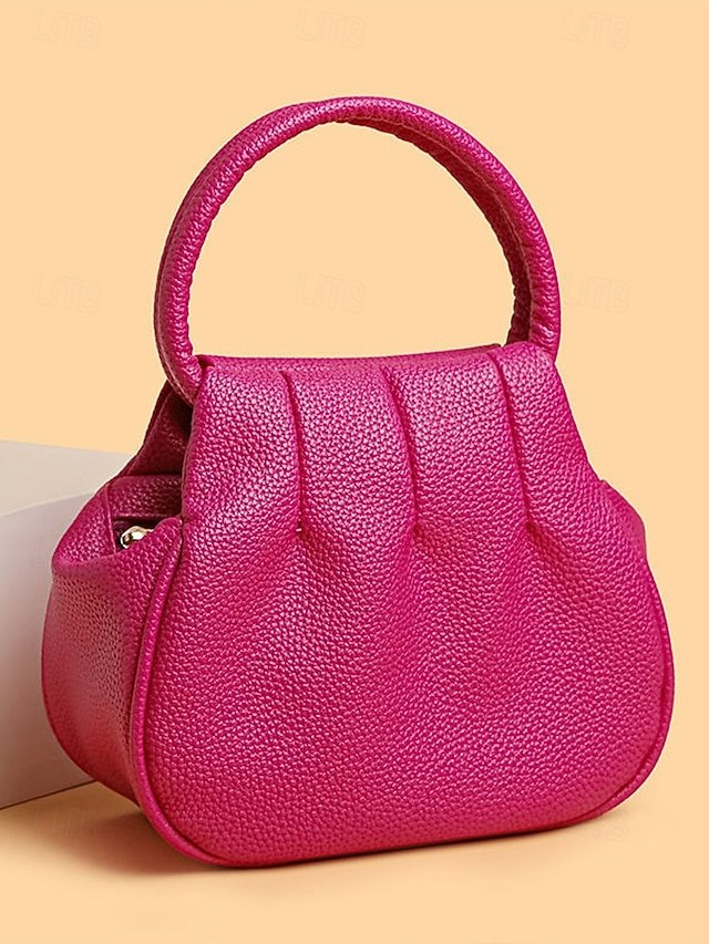 gemtge1767863363693 Women's Faux Leather Handbag – Multiple Colors, Stylish - Image 1