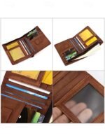 Men's RFID Blocking Bifold Wallet with Removable Card - Image 6