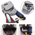 Men's Crossbody Sling Bag with USB Charging Port - Ideal - Image 6