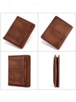 Men's RFID Blocking Bifold Wallet with Removable Card - Image 5