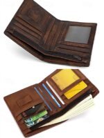 Men's RFID Blocking Bifold Wallet with Removable Card - Image 9