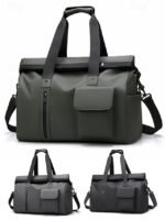 Men's Waterproof Polyester Duffel Bag – Multi-functional