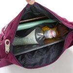 Women's Navy Blue Nylon Crossbody Messenger Bag – Durable - Image 2