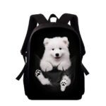 3D Dog Backpack with German Shepherd Print – Fun Animal School - Image 7