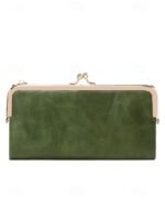 Women's Faux Leather Clip Bag Wallet Phone Case - Card - Image 8