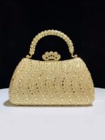 Women's Sequins Evening Bag with Chain Strap, Multiple - Image 19