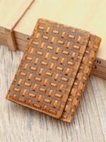 RFID Blocking Genuine Leather Wallet for Men – Trifold Design - Image 11