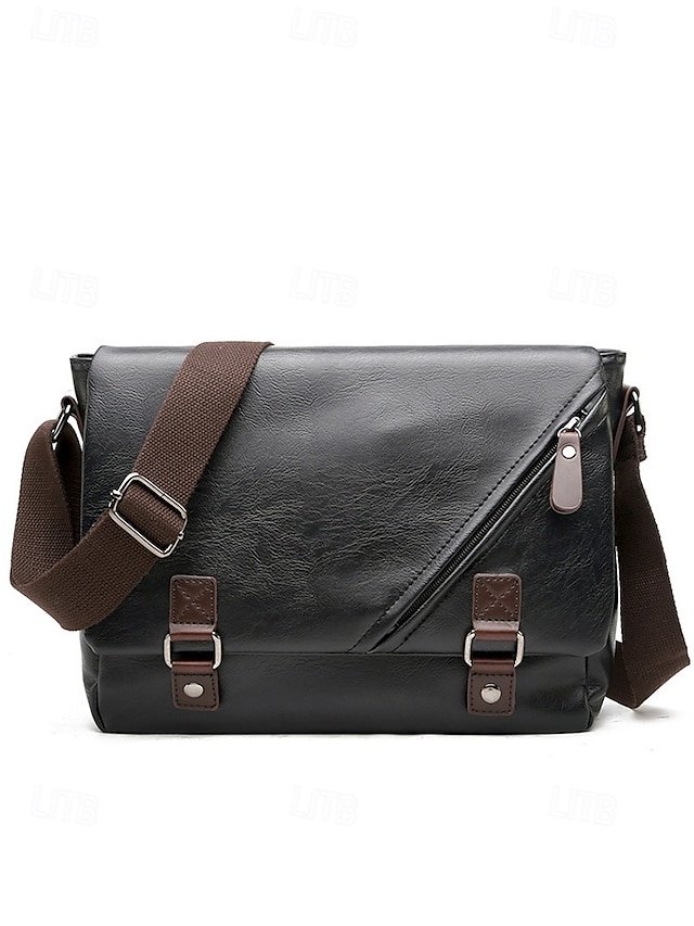 nxdyqa1743507995836 Men's Faux Leather Messenger Bag – Vintage Business - Image 1