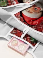 Women's Christmas Foldable Shopping Bag - Multiple Santa - Image 9