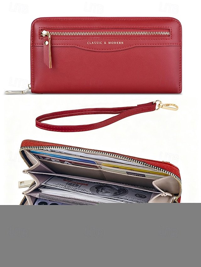piqphv1761214861510 Women's Christmas Large Capacity Wallet, Multiple Colors, - Image 1
