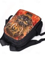 Men's 3-Piece Dragon Backpack Set with Flame Print - - Image 5