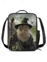 Kids' 3-Piece Wizard Cat Backpack Set – Fantasy Cat Print - Image 9