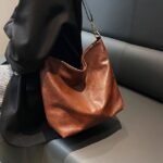 Men's Women's Crossbody Bag Bucket Bag PU Leather - Image 5