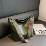 Men's Women's Crossbody Bag Bucket Bag PU Leather - Image 15