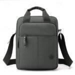 Men's Black Water - Resistant Messenger Bag, Laptop - Image 14