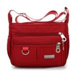 Women's Navy Blue Nylon Crossbody Messenger Bag – Durable - Image 8