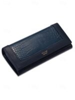 Women's Crocodile Pattern Faux Leather Long Wallet with - Image 12