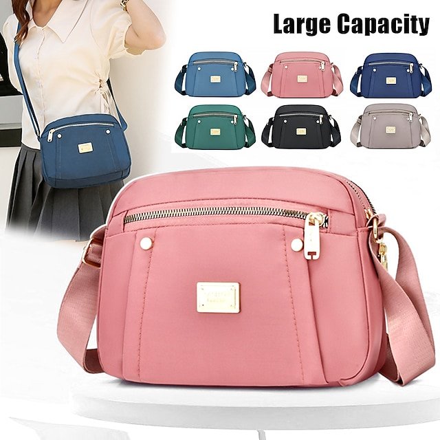 xgfukn1689845390608 Women's Large Capacity Nylon Crossbody Shoulder Bag – - Image 1