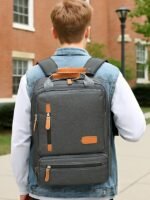Men's Large Capacity Multi-Pocket Backpack Set, Including - Image 11