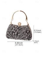 Women's Polyester Clutch Bag with Sequin and Bead - Image 14