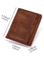 Men's RFID Blocking Bifold Wallet with Removable Card - Image 10